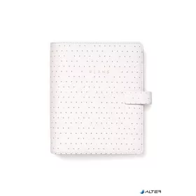   Kalendárium, gyűrűs, betétlapokkal, A5, FILOFAX 'Moonlight', fehér