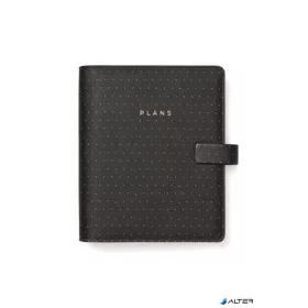   Kalendárium, gyűrűs, betétlapokkal, A5, FILOFAX 'Moonlight', fekete