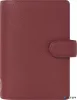 Kalendárium, gyűrűs, betétlapokkal, A5, FILOFAX 'Norfolk', bordó