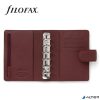 Kalendárium, gyűrűs, betétlapokkal, A5, FILOFAX 'Norfolk', bordó