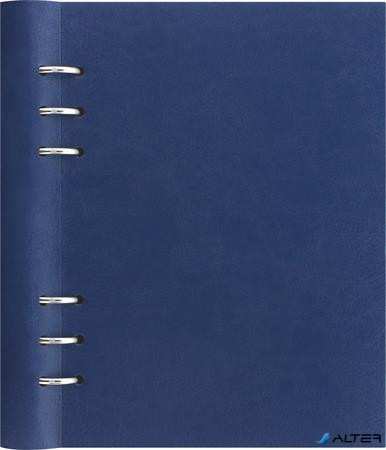 Tervező, naptár és füzet betéttel, A5, FILOFAX "Clipbook Classic", kék
