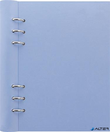 Tervező, naptár és füzet betéttel, A5, FILOFAX "Clipbook Pastel", pasztellkék