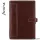 Kalendárium, gyűrűs, betétlapokkal, personal méret, FILOFAX, 'Holborn', barna