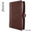 Kalendárium, gyűrűs, betétlapokkal, personal méret, FILOFAX, 'Holborn', barna