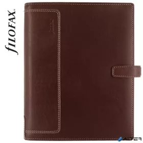   Kalendárium, gyűrűs, betétlapokkal, A5 méret, FILOFAX, 'Holborn', barna