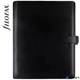   Kalendárium, gyűrűs, betétlapokkal, A4, FILOFAX 'Metropol', fekete