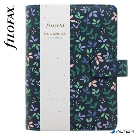 Kalendárium, gyűrűs, betétlapokkal, personal méret, FILOFAX "Garden Dusk"