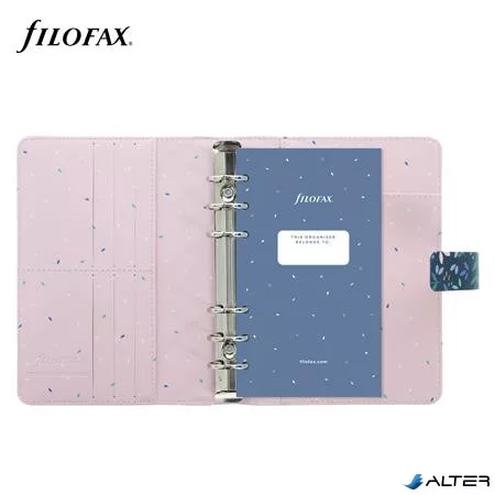 Kalendárium, gyűrűs, betétlapokkal, personal méret, FILOFAX "Garden Dusk"