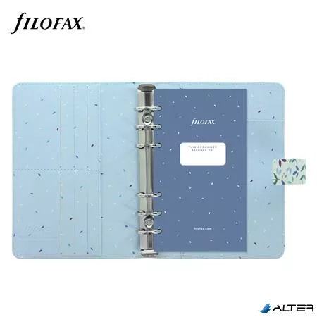 Kalendárium, gyűrűs, betétlapokkal, personal méret, FILOFAX "Garden Sunrise"