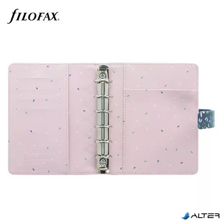 Kalendárium, gyűrűs, betétlapokkal, pocket méret, FILOFAX "Garden Dusk"