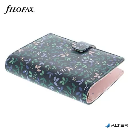 Kalendárium, gyűrűs, betétlapokkal, pocket méret, FILOFAX "Garden Dusk"