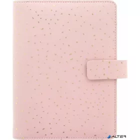   Kalendárium, gyűrűs, betétlapokkal, personal méret, FILOFAX, "Confetti", rózsakvarc