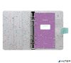Kalendárium, gyűrűs, betétlapokkal, personal méret, FILOFAX, "Expressions", menta