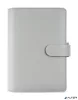 Kalendárium, gyűrűs, betétlapokkal, A5 méret, FILOFAX "Saffiano", gránit
