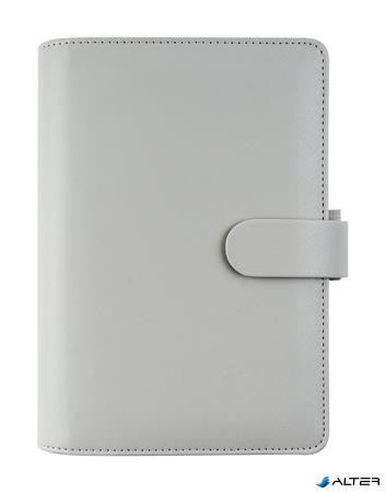 Kalendárium, gyűrűs, betétlapokkal, A5 méret, FILOFAX "Saffiano", gránit