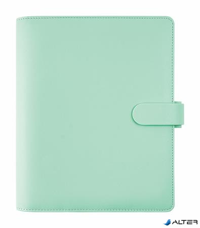 Kalendárium, gyűrűs, betétlapokkal, A5 méret, FILOFAX "Saffiano", menta
