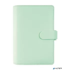   Kalendárium, gyűrűs, betétlapokkal, personal méret, FILOFAX "Saffiano", menta