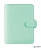 Kalendárium, gyűrűs, betétlapokkal, pocket méret, FILOFAX "Saffiano", menta