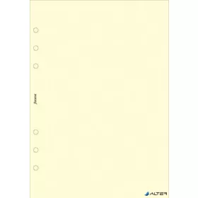   Kalendárium betét, jegyzetlap, personal méret, sima, FILOFAX, krémszín