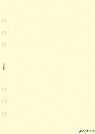 Kalendárium betét, jegyzetlap, personal méret, sima, FILOFAX, krémszín