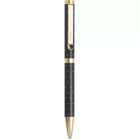   Golyóstoll, 1,0 mm, arany színű klip, fekete tolltest, FILOFAX 'Moonlight', fekete