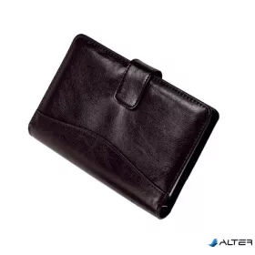   Kalendárium, gyűrűs, betétlapokkal, "L", fényes műbőr, SATURNUS, "231", fekete