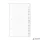 Kalendárium betét, telefonregiszter, "L", SATURNUS, fehér