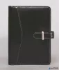Kalendárium, gyűrűs, betétlapokkal, "L", műbőr, SATURNUS, "437", fekete