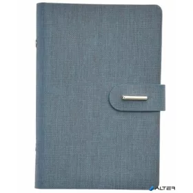   Kalendárium, gyűrűs, betétlapokkal, "M", műbőr, SATURNUS, "432", kék