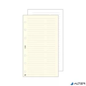   Kalendárium betét, telefon bianco, 'M', SATURNUS, fehér