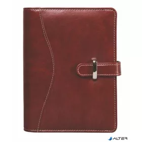   Kalendárium, gyűrűs, betétlapokkal, 'M', műbőr, SATURNUS, '437', bordó