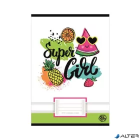   Füzet, tűzött, A5, vonalas, 32 lap, 3. osztály, OPTISCHOOL, "12-32", "Fruits"