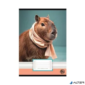   Füzet, tűzött, A5, vonalas, 32 lap, 2. osztály, OPTISCHOOL, "16-32", "Capybara"