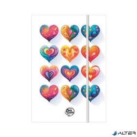 Füzetbox, A4, OPTISCHOOL "Love"