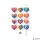 Gumis mappa, karton, A4, OPTISCHOOL "Love"