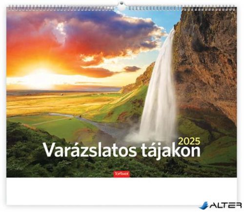 Naptár, fali, TOPTIMER, "Varázslatos tájakon"