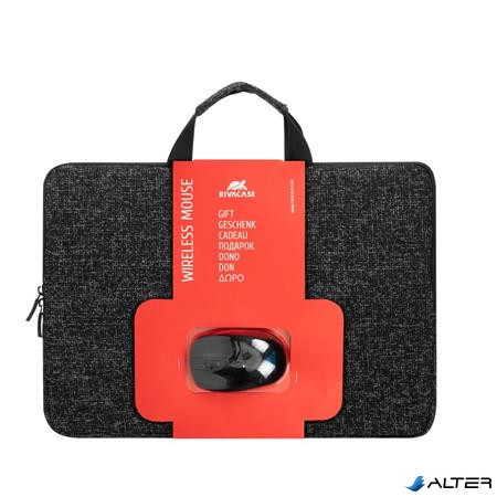 Notebook táska, 15,6', vezeték nélküli egérrel, RIVACASE 'Anvik 7916', fekete