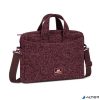 Notebook táska, 14", RIVACASE "Anvik 7921", burgundi vörös