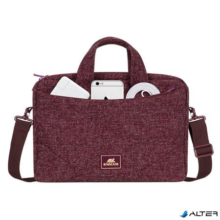 Notebook táska, 14", RIVACASE "Anvik 7921", burgundi vörös