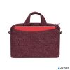 Notebook táska, 14", RIVACASE "Anvik 7921", burgundi vörös
