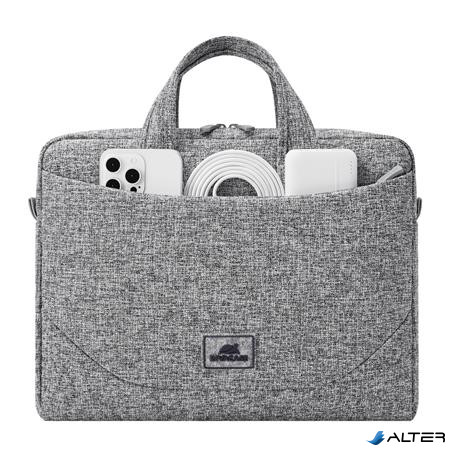 Notebook táska, 14', RIVACASE 'Anvik 7921', világosszürke