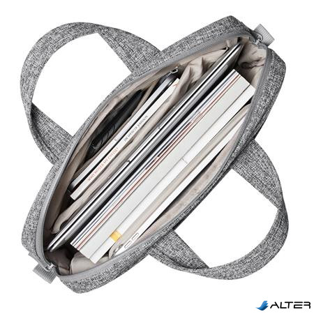 Notebook táska, 14', RIVACASE 'Anvik 7921', világosszürke