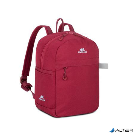 Hátizsák, kis méret, tablet tartóval (10,5"), 6L, RIVACASE "5422 Aviva Urban", piros