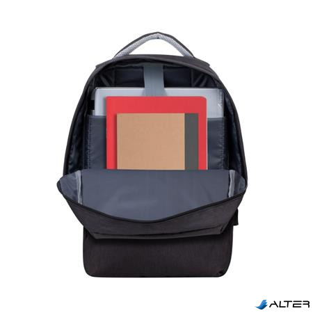 Notebook hátizsák, 15,6", vezeték nélküli egérrel, RIVACASE "Prater 7563", fekete