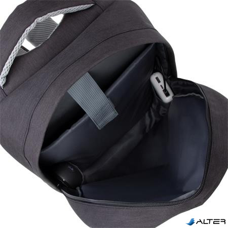 Notebook hátizsák, 15,6", vezeték nélküli egérrel, RIVACASE "Prater 7563", fekete