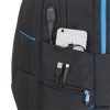 Notebook hátizsák, gaming eszközökhöz, 17,3', RIVACASE 'Borneo 7860', fekete