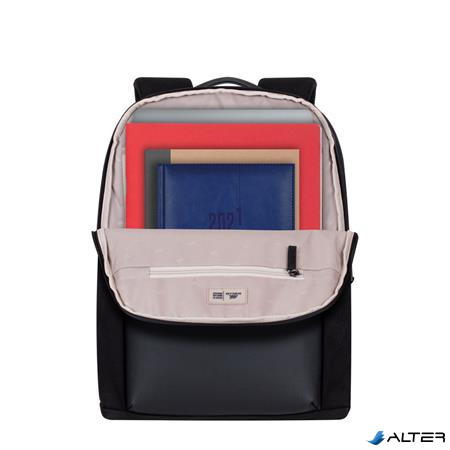 Notebook hátizsák, 14', RIVACASE 'Cardiff Canvas 8524', fekete