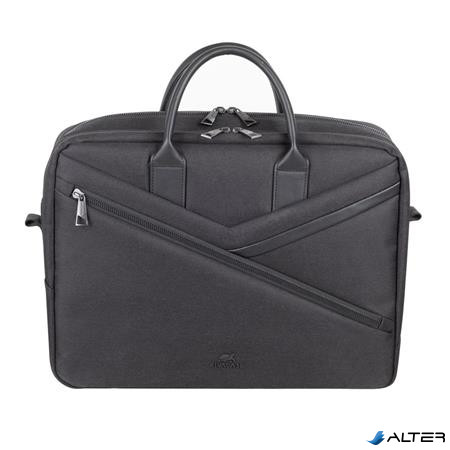 Notebook táska, 15,6' RIVACASE 'Clark ECO 8134', fekete