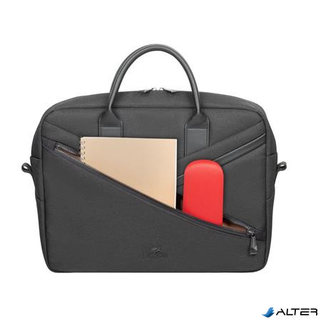 Notebook táska, 15,6' RIVACASE 'Clark ECO 8134', fekete