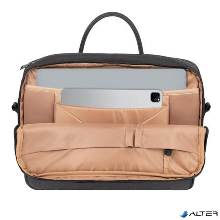 Notebook táska, 15,6' RIVACASE 'Clark ECO 8134', fekete